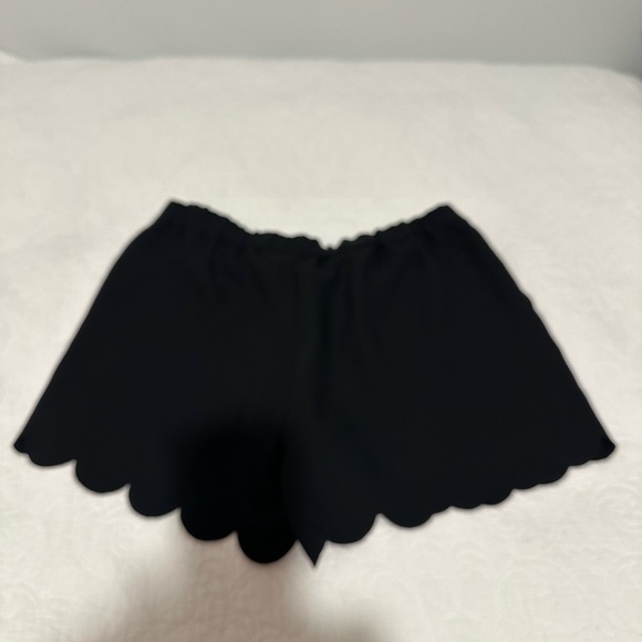 Madewell black lined scalloped shorts size L - Picture 2 of 5